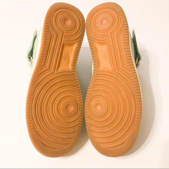 Nike Mint Green Air Force 1 07 Mid Season Size 9.5 - Picture 6 of 14